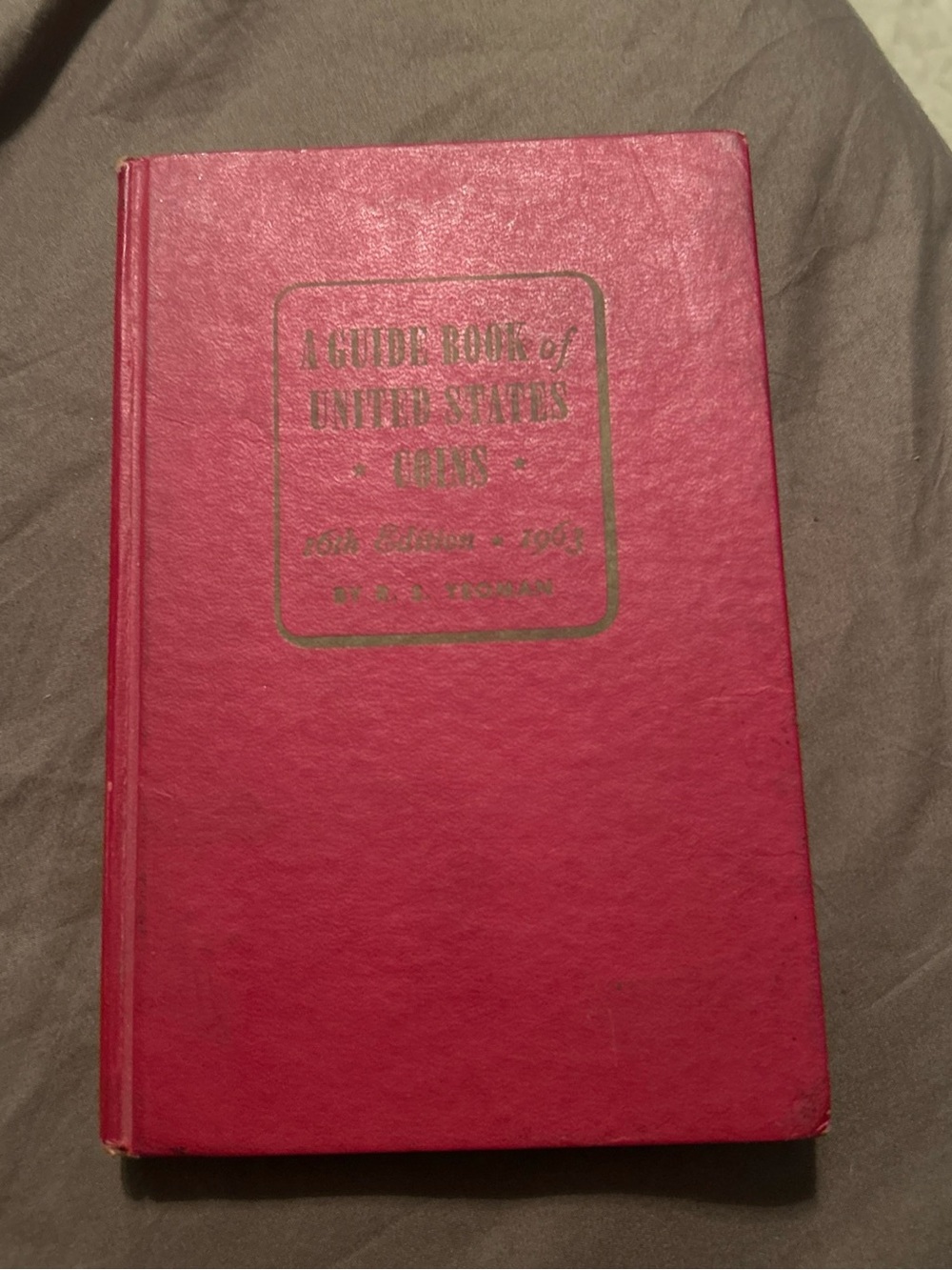 1963 Red Book 16th Edition A Guide Book of United States Coins R.S. Yeoman